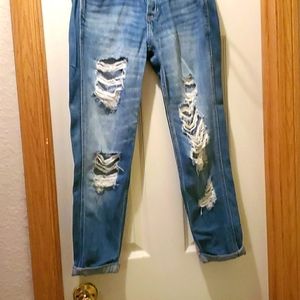 Hollister ripped jeans